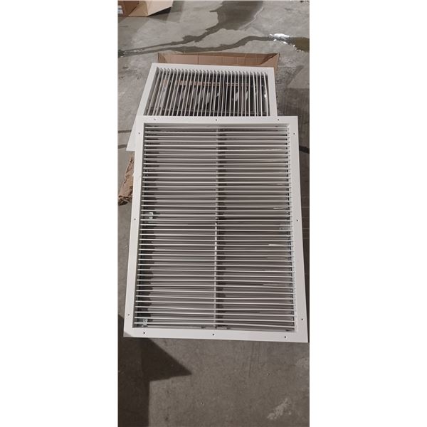 4 EACH  LOUVERT VENT COVERS 3- 24"X24" AND 1- 24"X32"