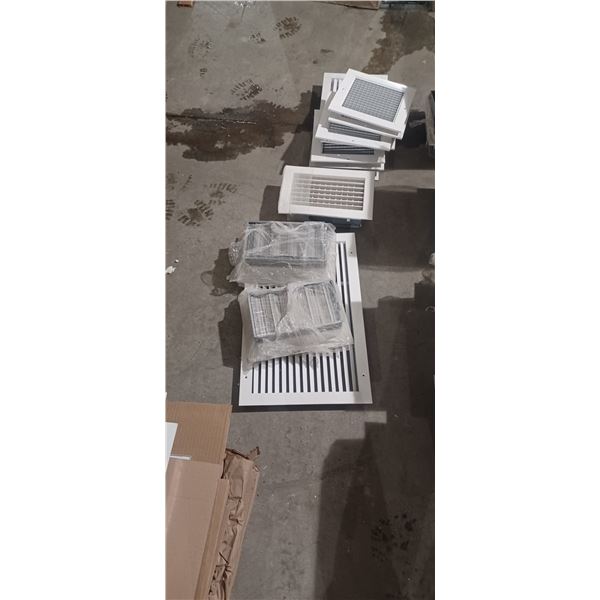 14 EACH NEW SMALL VENT COVERS 3 ARE LOUVERED