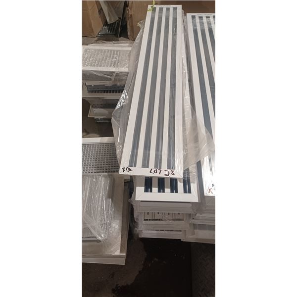 12 EACH NEW AIR VENT COVERS 8"X 48"