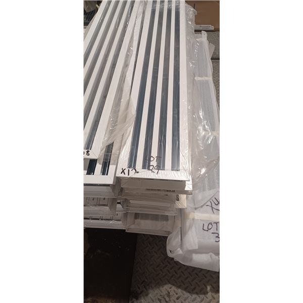 12 EACH NEW AIR VENT COVERS 8"X 48"