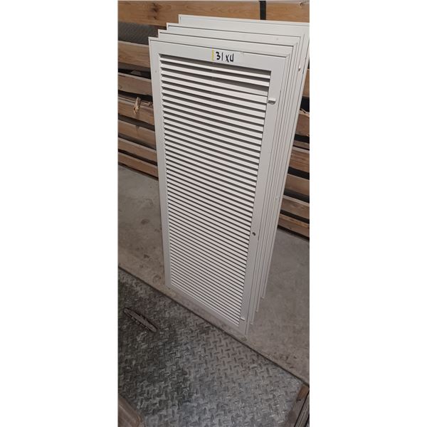 4 EACH AIR VENT COVERS 16"X 40"