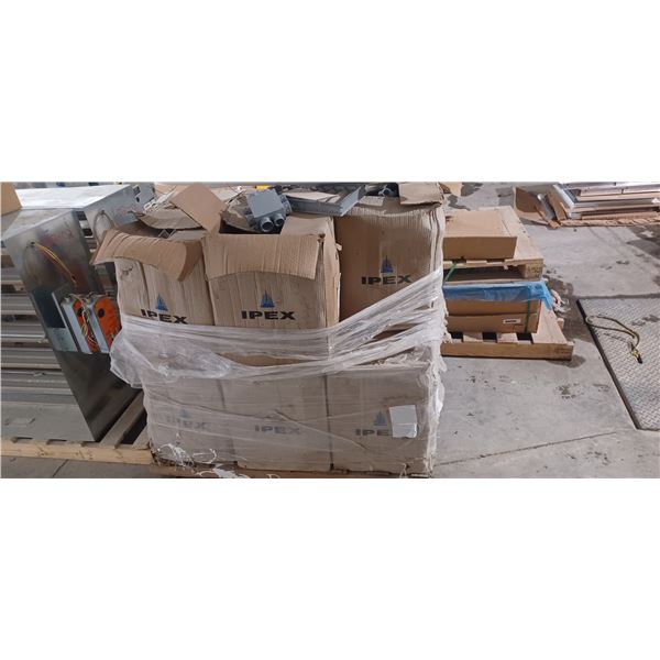 16 CASES WITH A TOTAL OF  APPROX 400 ELECTRICAL JUNCTION BOXES NEW