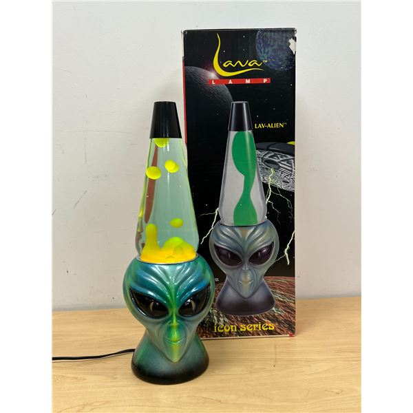 Lav-Alien Icon Series Lava Lamp With Box - Approx: 16.75" tall - see all photos