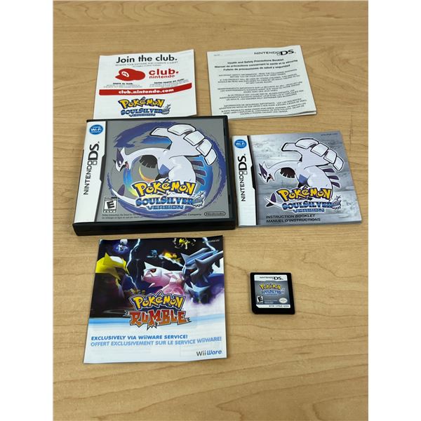 Pokémon SoulSilver Version - Nintendo DS - not tested - see all photos