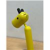 Image 8 : Ikea Yellow Giraffe Adjustable Table Lamp 15" works - see all photos