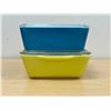 Image 3 : Vintage Pyrex Primary Colors Leftover Fridge Dishes with lids