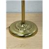 Image 5 : Brass with Green Glass Shade Bankers / Table Lamp - Approx: 15.5"T 10.5"W