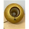 Image 5 : Mid Century Woven Spun Fiberglass Swag Lamp - Works - Approx: 12"W 11"T