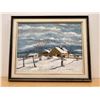 Image 1 : Neil Hoogstraten Winter Scene - Frame: 27.25x22.25"