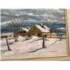 Image 2 : Neil Hoogstraten Winter Scene - Frame: 27.25x22.25"