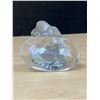 Image 11 : Signed Lalique France Nude Dancer Frosted Crystal Glass Figure - Approx: 9.25"T