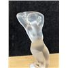 Image 4 : Signed Lalique France Nude Dancer Frosted Crystal Glass Figure - Approx: 9.25"T