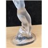 Image 5 : Signed Lalique France Nude Dancer Frosted Crystal Glass Figure - Approx: 9.25"T