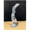 Image 6 : Signed Lalique France Nude Dancer Frosted Crystal Glass Figure - Approx: 9.25"T