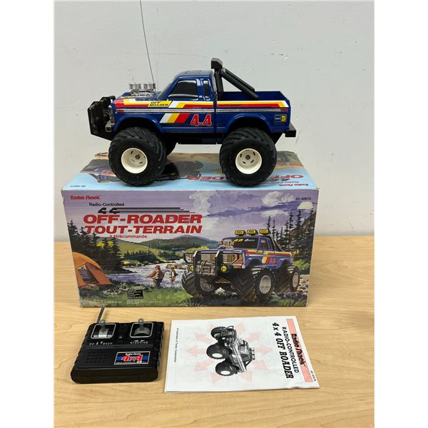 Vintage Radio Shack 4x4 Off-Roader RC Truck with Box and manual - Not tested