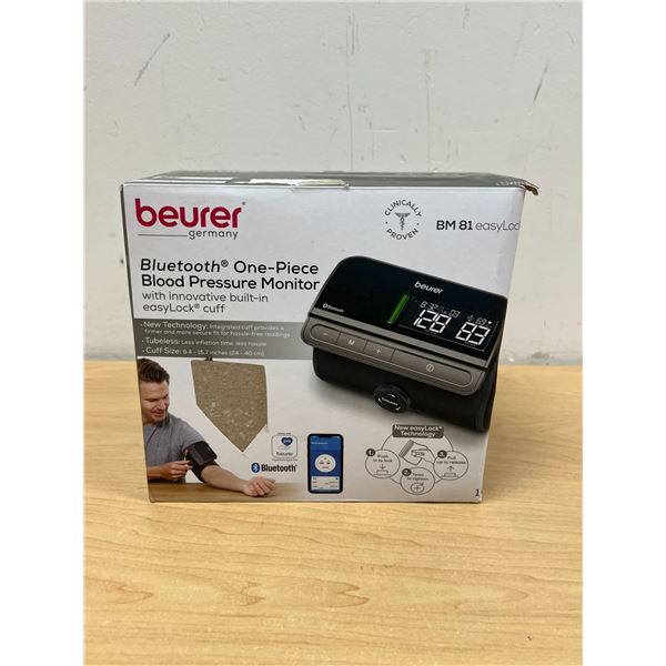 New Beurer Germany Bluetooth One-Piece Blood Pressure Monitor - see all photos