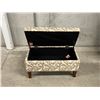 Image 3 : Modern Upholstered Storage Bench - Approx: 32.5x16" & 18"T