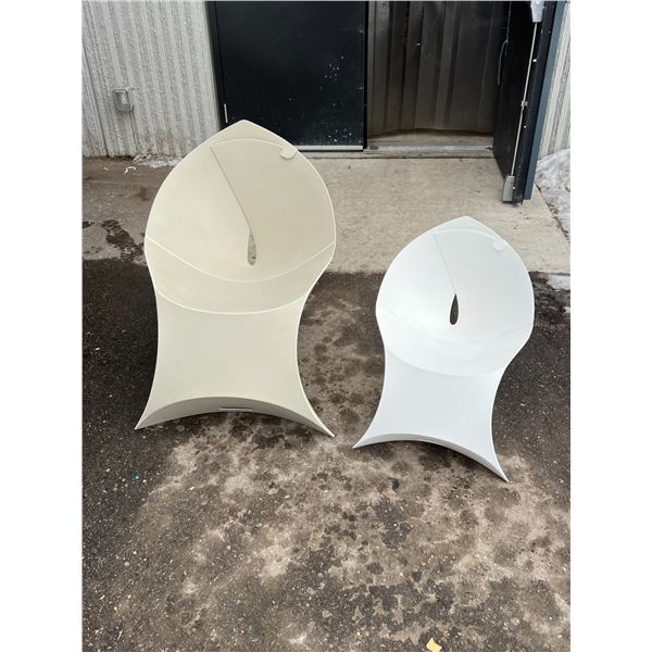 2 Fluxchairs - The Foldable Design Chair - one is more child size - see all photos