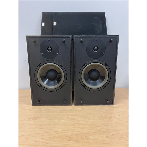 psb Bookshelf Speakers Century 300i - not tested, see photos - Approx: 9.5 x 8.5" & 14.25"T