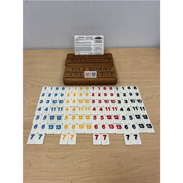 Michaud Toys (Canada) Tile Rummy Game Set - Looks complete - see all photos