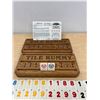 Image 2 : Michaud Toys (Canada) Tile Rummy Game Set - Looks complete - see all photos