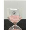 Image 4 : Hand Made Art Glass Hexagon Hour Glass Sand Timer 6.25"