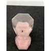 Image 5 : Hand Made Art Glass Hexagon Hour Glass Sand Timer 6.25"