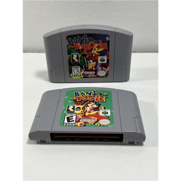 Banjo-Kazooie & Banjo-Tooie - Nintendo 64 N64 - Cartridges only, not tested - see all photos