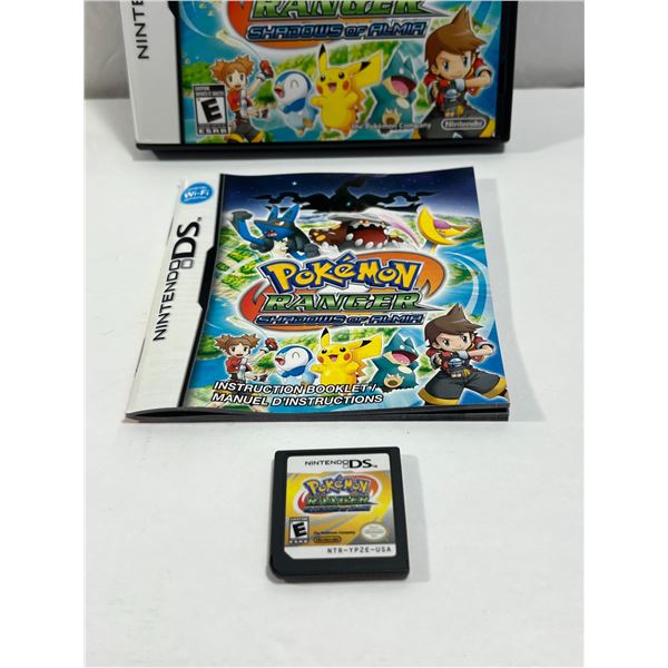 Pokémon Ranger Shadows of Almia - Nintendo DS - not tested, see all photos