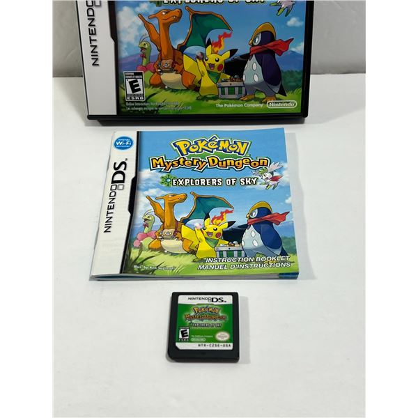 Pokémon Mystery Dungeon Explorers of Sky  - Nintendo DS - not tested, see all photos