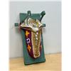 Image 1 : First Nations Tikinagan Beaded Cradleboard Baby Carrier - Approx: 15x7"
