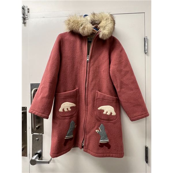 INUVIK NWT Wool Parka & Shell - some lining wear - see all photos for size and details