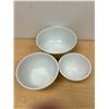 Image 4 : 3 Pyrex Forest Fancies Nesting Mixing Bowls - excellent used condition - largest 2.5L