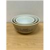 Image 5 : 3 Pyrex Forest Fancies Nesting Mixing Bowls - excellent used condition - largest 2.5L