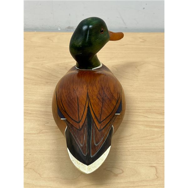 Ron Sadler Country Traditions Wood Carved Mallard Duck - approx: 10
