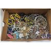 SHOEBOX FULL OF ASSORTED JEWELRY ALL KINDS MIXED