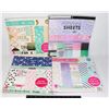 LOT OF CARDSTOCK AND PAPER PADS