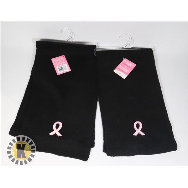 TWO NEW BREAST CANCER AWARENESS SCARVES