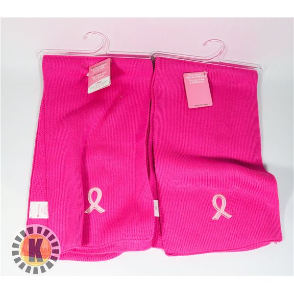 TWO NEW BREAST CANCER AWARENESS SCARVES