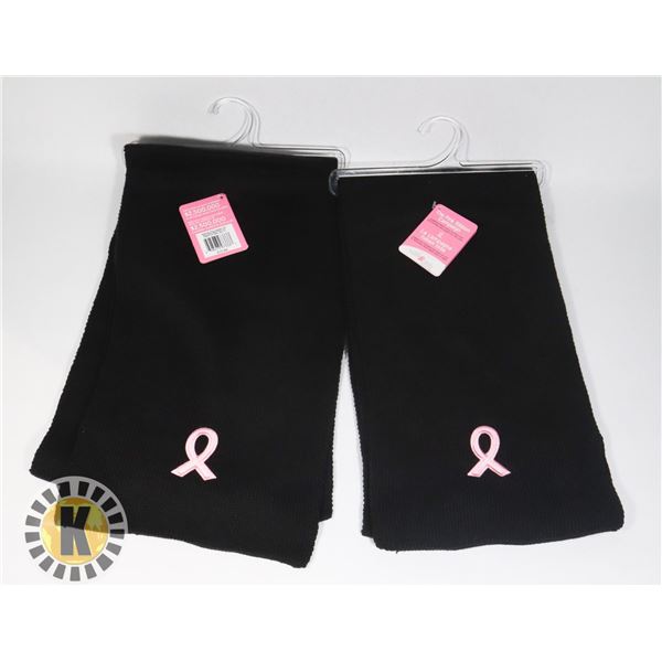 TWO NEW BREAST CANCER AWARENESS SCARVES