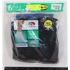 Image 1 : BLACK ANKLE SOCKS,12-16,PACK OF 6,FRUIT OF THE