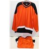 Image 1 : LOT OF 2 MENS LONGSLEEVE ORANGE JERSEYS