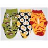 Image 1 : 3 NEW PAIRS OF ADULT SIZE MIXED FUN PATTERN THEME