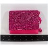 Image 1 : NEW TOUCH UPS FUCHSIA BEADED EVENING BAG HAS