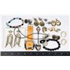 Image 1 : BAG OF ASSORTED FASHION JEWELRY INCLUDING