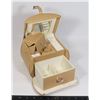 Image 1 : BROWN LEATHER JEWELRY BOX
