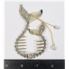 Image 1 : NEW RHINESTONE TASSEL MERMAID TAIL BUN SPRING HAIR