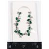 Image 1 : NEW GREEN AND CLEAR RHINESTONE BRANCH BRACELET