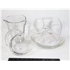 Image 1 : SET OF GLASS DINNERWARE