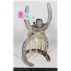 Image 1 : HORSESHOE CANDLESTICK HOLDER